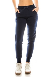 Pantalon de survêtement gris pour homme avec taille élastique, cordon de serrage, poches latérales, coupe décontractée, tricoté mi-lourd, idéal pour l'automne - Product Image 3