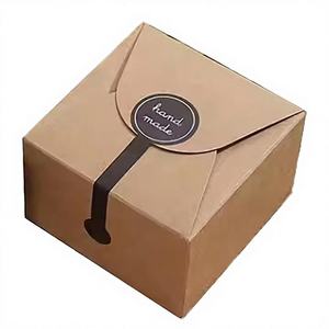 Recyclable Kraft Paper Chocolate & Candy Gift Packaging Folders with Embossed Finish UV Coating and Custom Design for <b>Weddings</b> - Product Image 1