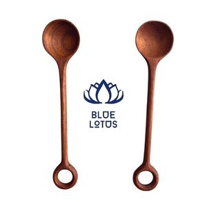 Cucharas de Madera Sostenibles al por Mayor, Cucharas Pequeñas de 5.8 Pulgadas para Miel, Mermelada y Condimentos, Solo Lavar a Mano, Utensilios de Cocina - Product Image 1