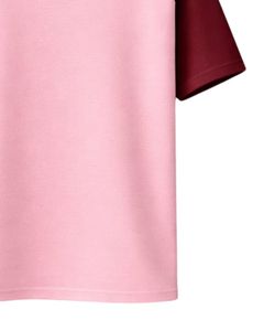 T-shirt à manches raglan rose bordeaux pour homme, décontracté, été, col rond, respirant, mélange de coton, doux, confortable, léger, à porter au quotidien - Product Image 6