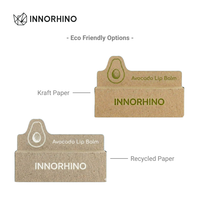 Empaque de Papel Kraft Secundario Personalizado con Laminado Mate para Bálsamo Labial y Lápiz Labial - Materiales Reciclados Ecológicos Sin Plástico