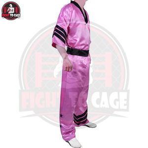 ชุดยูโดสีชมพูและสีดำ สวมใส่สบาย เหมาะสำหรับคาราเต้ เทควันโด ปรับแต่งได้ ใช้ได้ทั้งชายและหญิง สำหรับฝึกซ้อมและการแข่งขัน - Product Image 4