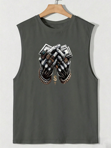 Oferta Caliente: Chaleco sin Mangas de Algodón para Niños, Diseño Sencillo, Camiseta sin Mangas para Niños, Venta al por Mayor Personalizada - Product Image 3