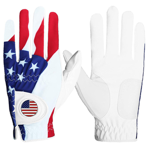 Gants de golf en cuir Cabretta légers de qualité supérieure, personnalisables pour hommes et femmes, équipement sportif respirant avec logo personnalisé - Product Image 1