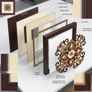 Modern Multifunction Wood Veneer <b>Storage</b> Box with Premium Wooden Frame for Jewelry <b>Storage</b> - Product Image 3
