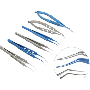 ชุดเครื่องมือผ่าตัด Capsulorhexis Forceps ครบชุด ได้รับการรับรองมาตรฐาน CE ระดับ Class I ผลิตจากสแตนเลสสตีลแบบแมนนวล มีสีฟ้าและสีเงินให้เลือก - Product Image 4