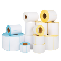 Berlayar stiker 40Mm X 30Mm 60*80 4X3 kuning 30 20 30*20 rol 47X 25 Label Printer termal terus menerus 60Mm
