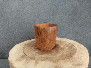Handmade Walnut <b>Cup</b> Carved Mug <b>Personalized</b> Camping Gift Wooden Coffee Mug - Product Image 4