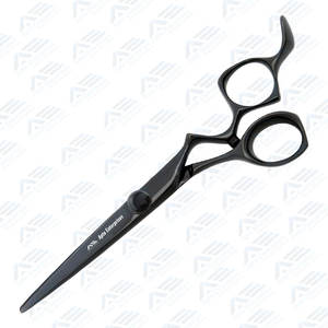 Noir 5.75 pouces forgé japonais acier cisaillement cheveux coupe ciseaux cisailles Kit professionnel coiffure beauté Instruments - Product Image 6