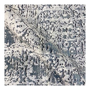 Ellington Rugs 'Tapis moderne en laine de viscose nouée à la main Motif traditionnel effacé Décoration intérieure esthétique avec touche luxueuse - Product Image 4