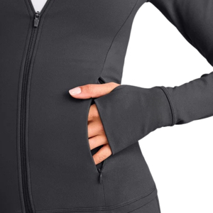 Chaqueta Deportiva Elástica y Suave para Mujer, Personalizable, con Cierre Completo, Ligera, para Entrenamiento y Running, Cómoda, Transpirable y Casual - Product Image 5