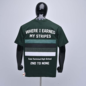 T-shirt oversize en jersey de coton vert uni à manches courtes et col rond pour homme, le plus vendu, avec logo GT imprimé sur le devant, style décontracté, OEM - Product Image 2