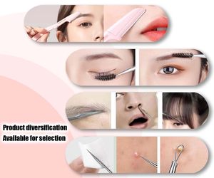Kit de pinces à épiler professionnelles pour femmes, pinces à épiler pour l'épilation du visage, pinces à épiler professionnelles pour sourcils, logo personnalisé - Product Image 2