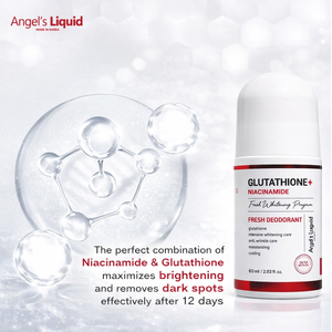Déodorant Rafraîchissant Angel's au Glutathion Liquide, Niacinamide, Céramide et Collagène, Éclaircissant, Anti-Odeur, Hydratant et Raffermissant pour la Peau - Product Image 3