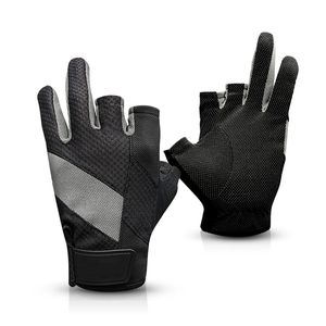 Gants de bateau UPF50+ à demi-doigts antidérapants personnalisables, protection UV, pour la pêche et le sport de chasse 2026 - Product Image 5