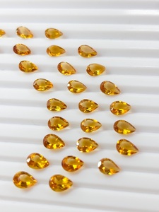 Citrino Amarillo Natural en Forma de Pera, Facetado, Calidad AAA Superior, de 4x6MM a 8x10MM, para la Fabricación de Joyas - Product Image 2