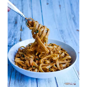 Creamy Carbonara Instant Pasta Meal Rich White <b>Sauce</b> Fast Cooked Ready <b>Sauce</b> Dry Pack Easy Serve Semolina-Based Italian Style - Product Image 2