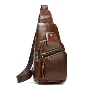 Bolso de Pecho de Cuero Genuino Retro de Alta Calidad para Hombre 2026, Bolso de Hombro Duradero y Moderno para Uso Diario y al Aire Libre - Product Image 4
