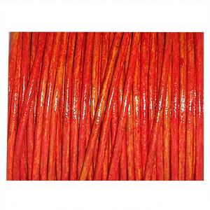 Cordon en cuir rond en cuir de vachette 1mm différentes tailles 1mm 1.5mm 2mm 3mm 4mm 5mm 6mm 8mm 7mm pour la fabrication d'accessoires de bijoux - Product Image 1