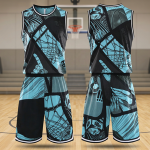 Maillots de basket-ball unisexes respirants à logo personnalisé, taille plus, sans manches, design 2020, réversibles, 100% fibre de bambou - Product Image 3