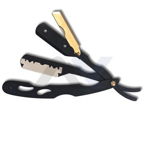 Navaja de Afeitar Profesional para Hombre, Navaja de Afeitar Recta para Barbería, Uso en Salón y en Casa, Logotipo Personalizado, Marca OEM - Product Image 3