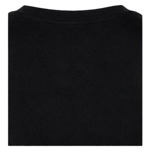 เสื้อยืดสีดำสุดหรูสำหรับผู้หญิง คอวี แขนสั้น ปักลายตัวอักษร แฟชั่นลำลอง สวมใส่ได้ทุกวัน เสื้อผ้าเนื้อนุ่ม - Product Image 3