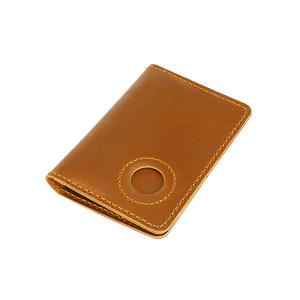 Ready to Ship Stock Crazy Horse Leather Passport Cover Genuine Leather Passport <b>Holder</b> <b>Travel</b> <b>Document</b> Organizer with Card Slots - Product Image 3