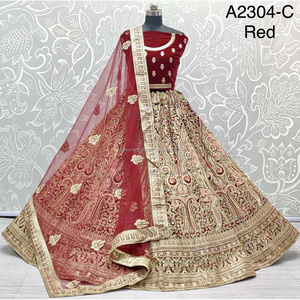 Nupcial Indio Desgaste Terciopelo Colecciones Para Novia Con Zarkhan Trabajo Por Fabzone - Product Image 2