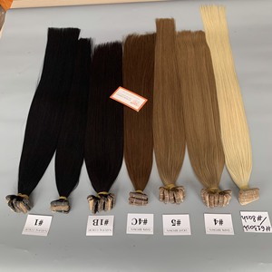 El mejor descuento para cinta en cabello liso Hueso Recto Super Doble dibujado Estilo recto 100% Cabello vietnamita Varios colores Crudo - Product Image 5