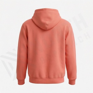 Nouveau Sweat à Capuche Décontracté pour Homme 100% Coton Peigné, Thermique Hiver, avec Logo Personnalisé et Broderie Unie - Product Image 2