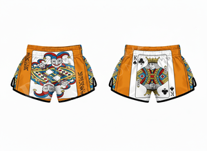 Shorts de Muay Thai personnalisés en satin de polyester avec design par sublimation, pour hommes, pour la boxe, le combat, séchage rapide, équipement d'entraînement - Product Image 6