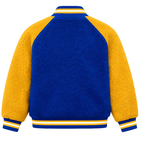 Abrigo Bomber Reversible de Sherpa Personalizado para Mujer, con Forro Polar Cálido de Doble Cara, para la Hermandad Griega Sigma Gamma Rho, Prenda Exterior de Moda - Product Image 2