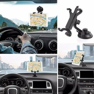 360-Degree Rotating Car Mount Holder <b>Stand</b> Windshield Dashboard Holder <b>for</b> 7-10 Inch <b>Tablets</b> - Product Image 2