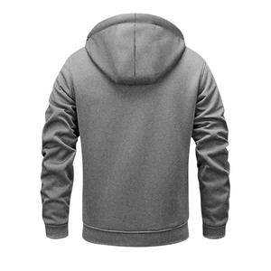 HISHY APPAREL <b>Men's</b> Black <b>Fleece</b> <b>Jacket</b> Full Zip Sherpa <b>Lined</b> Casual Autumn Wear Regular Fit Windproof Outerwear Stand Collar - Product Image 6