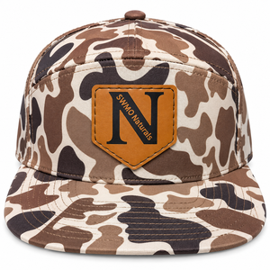 Custom 7 Panel Duck <b>Camo</b> Trucker Hat Woven Patch Logo Snapback <b>Cap</b> Wholesale Vietnam Manufacturer OEM ODM Hunting <b>Cap</b> Factory - Product Image 1
