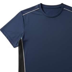 T-shirt de sport en coton épais surdimensionné à épaules tombantes, style streetwear, pour fitness, avec impression sérigraphique personnalisée, effet délavé, vêtements de sport - Product Image 3