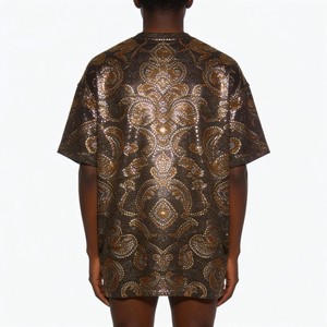 Camiseta Gráfica de Lujo Oversize, Streetwear de Alta Calidad, Camiseta Personalizada para Hombre, 100% Algodón Estampado - Product Image 2