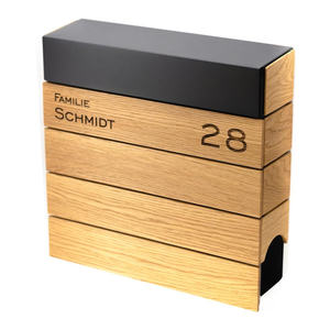 Buzones de acero montados en la pared de estilo estadounidense personalizados directos de fábrica Material metálico OEM/ODM - Product Image 2