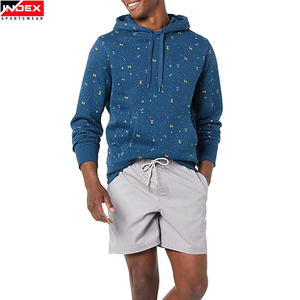 Sudadera con Capucha Azul para Hombre de INDEX SPORTSWEAR, con Estampado, Corte Regular, Informal, con Bolsillo, para Primavera - Product Image 6