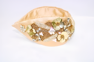 ที่คาดผมแฟชั่นสวยหรู ทำมือ ประดับดอกไม้  รักษ์โลก ปรับขนาดได้ สำหรับเด็กผู้หญิง น่ารัก ปักลายสวยงาม - Product Image 2