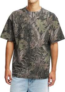 Camisetas de Camuflaje para Hombre, Camisetas con Estampado Gráfico, Camisetas Casuales de Manga Corta con Cuello Redondo, Camiseta Holgada para Caza, Camiseta Deportiva para Hombre - Product Image 5