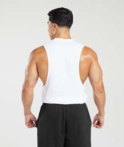 Heavy Training Exercise Plain <b>Men</b> Tops Workout Fitness Vest <b>Men</b> New Fashion Tank Tops Oversize Casual <b>Singlets</b> - Product Image 2