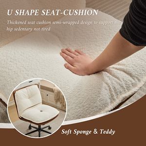 Sedia Oversize dal Design Elegante con Altezza Regolabile e Rotazione a 360 Gradi per Casa e Ufficio - Product Image 5