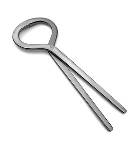 Testeur de sabot de cheval en acier inoxydable, modèle plat, outil de diagnostic de boîteurie équine, fournitures vétérinaires pour éleveurs et ferrailleurs, bétail - Product Image 1