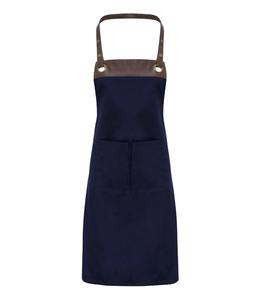 Tablier robuste en toile cirée et cuir, étanche, avec fermeture éclair, réglable, à porter en croix sur le dos, pour Chef, BBQ, Barista, Barbier, Menuisier, Atelier - Product Image 5