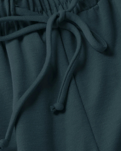 <b>Women</b>’s Dark Green Harem Jogger <b>Sweatpants</b> with Drawstring Elastic Waist Cuffed Ankle Casual Sportswear Lounge Pants OEM - Product Image 6