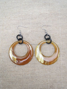 Stockage de boucles d'oreilles en corne naturelle Boucles d'oreilles en corne en gros Boucles d'oreilles en corne en vrac - Product Image 4