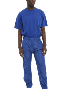 Mens Casual <b>Nylon</b> Track Pants Wholesale Custom Logo Drawstring Sports <b>Joggers</b> - Product Image 2