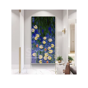 Mosaïque murale en verre taillée à la main élégante, art mural créatif pour l'intérieur, artisanat mural pour hôtels, écoles, résistante à l'eau, écologique - Product Image 4