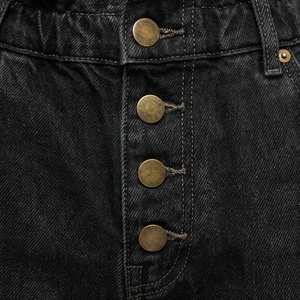 Shorts de Mezclilla de Color Personalizado, Cintura Alta, Corte Recto, para Mujer, Estilo Casual de Verano, Jeans Holgados, Ropa Urbana a la Moda - Product Image 4